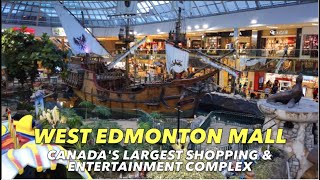 West Edmonton Mall Tour  Walking Canadas Largest Shopping amp Entertainment Complex With 800 Stores [upl. by Delia]