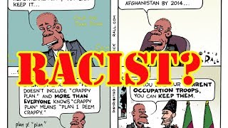 Ted Rall accused of posting racist Obama cartoon [upl. by Kimmy]