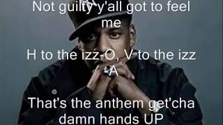 Jay z izzo hova lyrics [upl. by Ymmaj]