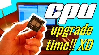 How to Upgrade a Laptop CPU  Processor XD [upl. by Heins605]