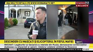 Descinderi cu mascati si elicopter Polițiștii au găsit armament săbii și topoare [upl. by Clementia]