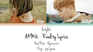 AKMUAkdong Musician 악동뮤지션 REALITY Lyrics Colour CodedHANROMENG [upl. by Bolte]