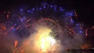 London Fireworks on New Years Day 2008  New Year Live  BBC One [upl. by Kellie]