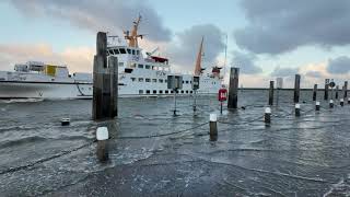 Norden Norddeich Kleine Sturmflut in Ostfriesland  Travel 2023 North Sea Germany [upl. by Ecirtnahc]