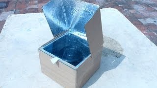 How to make a simple solar cooker to understand the use of solar energy [upl. by Raine]