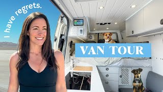 Van TOUR amp biggest REGRETS after 5 YEARS on the Road FULL TIME LUXURY 144 4x4 Sprinter [upl. by Eillil]