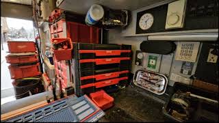 Ultimate locksmith ambulance 🚑 build Wayne Winton shows how convert ambulance into service vehicle [upl. by Morgenthaler511]