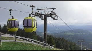 Die Belchenseilbahn in Aitern 8MGD  Leitner am 26042018 [upl. by Dannon]