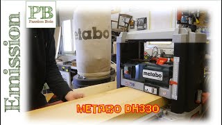 PBOutillage Episode 14  Raboteuse Metabo DH330 [upl. by Averi]