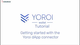 Yoroi Wallet Tutorial Getting started with the Yoroi dApp connector [upl. by Nahaj]