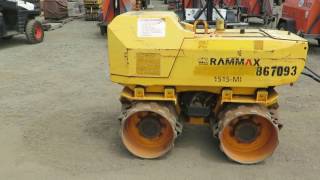 lot 21 2012 Rammax 1515 MI33 Trench Roller with Remote [upl. by Alliuqaj]