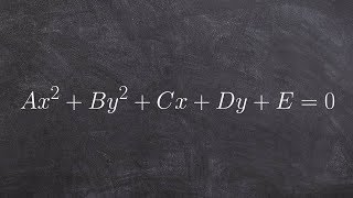 Learn how to classify conic sections [upl. by Thomajan201]