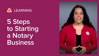 5 Steps to Starting a Notary Business [upl. by Arem888]