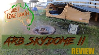 ARB Skydome Series II Single Swag Review [upl. by Ahtimat]