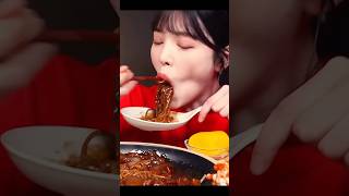 Black Bean Noodles yt food foodie Foodlover ytshorts ytshort asmreating asmr eatingvideos [upl. by Artur205]