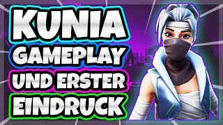 Gameplay mit dem neuen Fortnite Skin KUNIA und erster Eindruck 👊👌  NULLPROBLAMA [upl. by Lorenzo35]