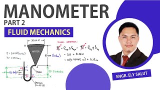 MANOMETERS  PART 2  PRESSURE MEASUREMENT  ENGINEERING FLUID MECHANICS AND HYDRAULICS  TAGALOG [upl. by Rozalin]