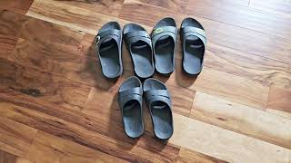 OOFOS Unisex OOahh Sport Slide Sandal Review [upl. by Nolyag]