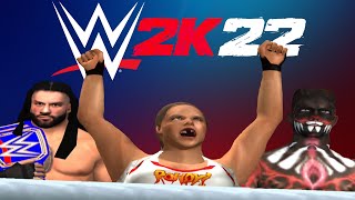 WWE 2K22 But on the PS2 [upl. by Airotel901]