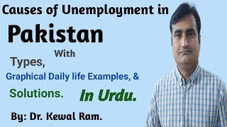 120Causes of Unemployment in Pakistan with Types and solutions Unemployment in Pakistan in Urdu [upl. by Kieryt]