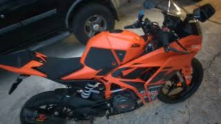 d 2023 KTM RC390 Coober Exhaust Header Piggyback ECU installation  Exhaust Note Pt 4 of 4 [upl. by Maggie]