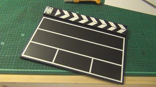 🎬 Making a Real Clapperboard [upl. by Ariem983]