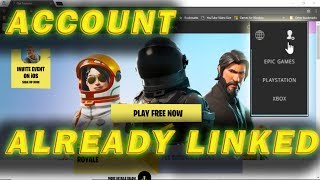 How To Fix PSN Or XBOX Account Already Linked To Epic Games Account [upl. by Favianus433]