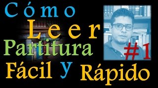 Cómo leer partitura fácil y rápido 1  Tutorial  Obeth Toledo [upl. by Yanrahc]