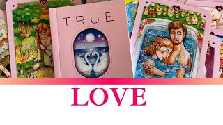 💕True Love Oracle Unboxing Review💕 tarot esoteric [upl. by Oetsira]