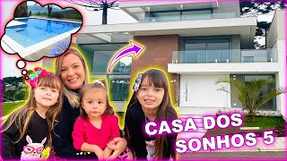 VAMOS NOS MUDAR PARA NOVA MANSAÌƒO DOS SONHOS CASA 5 â¤ï¸ JEÌSSICA GODAR LAURINHA E HELENA [upl. by Adonis]