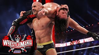 Cesaro and Seth Rollins match strength in highlevel clash WrestleMania 37 – Night 1 [upl. by Kneeland329]