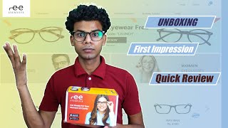 Eyemyeye  Eyeglasses  Unboxing  First Impression  Quick Review  Blue Light Blocker [upl. by Raimund276]