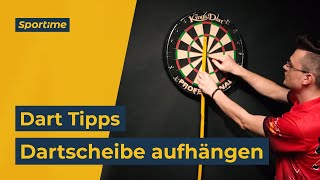 Dartboard richtig aufhängen [upl. by Pape]