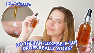 I Tried the 25 TANLUXE THE FACE Illuminating SelfTan Drops Full Review  Take My Money [upl. by Eissim631]