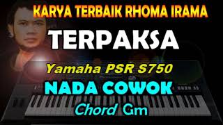 Rhoma Irama  Terpaksa KARAOKE  By Saka [upl. by Anawad]