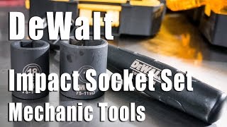 DeWalt Impact Socket Set Video Review DWMT74739 [upl. by Irap195]