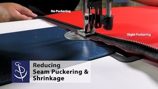 Reducing Seam Puckering amp Shrinkage when Sewing [upl. by Eleazar]