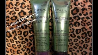 Review  Loreal EverStrong Sulfate Free Shampoo amp Conditioner [upl. by Ahsiek]