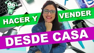 VENDE MANUALIDADES DESDE CASA 🤑 ✂ CREA Y EMPRENDE [upl. by Anastice801]