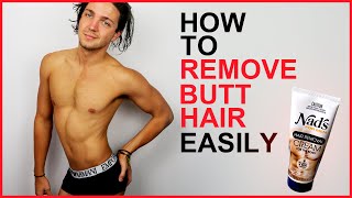 ✅ How To Remove Butt Hair Easily  Mens Grooming [upl. by Iveel]