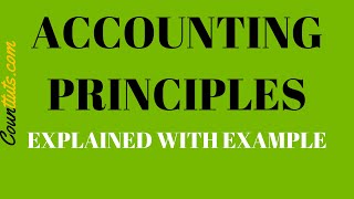 Accounting Principles  Explained with Examples [upl. by Nnylecoj]