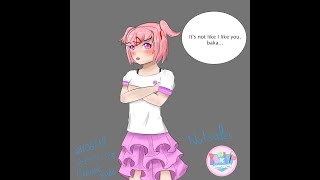 Speed draw Natsuki DDLC [upl. by Englis]