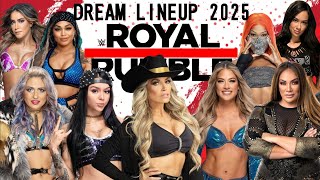 Womens Royal Rumble 2025 PredictionsDream Lineup [upl. by Laux]