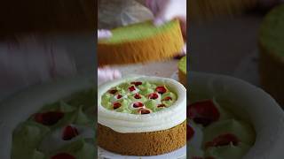 Pistachioraspberry cake💕 cake pistachio raspberry cakeideas cakeart [upl. by Sadnac244]