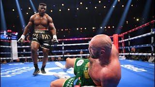 Tyson Fury vs Francis Ngannou FULL FIGHT highlights  Fury reacts [upl. by Drusus]