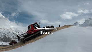 Snowfarming  Bessans [upl. by Lehcor795]