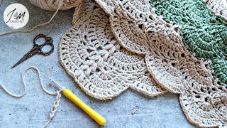 🍏SUPER EASY and FAST crochet blanket patterns Flora Blossom Blanket Beginner friendly crocheting [upl. by Eldnar]