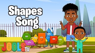 Shapes Song  Trapery Rhymes  Hip Hop Kids Songs by Jools TV [upl. by Egidio635]