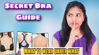 कैसे कपड़ों के साथ कैसी BRA पहने  What Bra to wear under what  lingerie guide for girls [upl. by Siffre91]