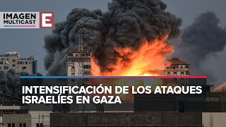 Israel intensifica los bombardeos en Gaza más de 700 muertos en 24 horas [upl. by Greff]